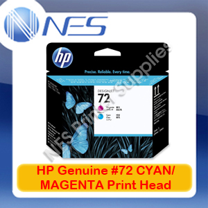 HP Genuine #72 CYAN/MAGENTA Print Head for Designjet T610/T620/T770/T790 [C9383A]